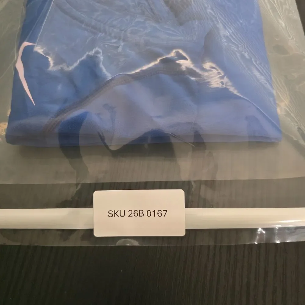 Nike Pro Dri FIT Royal Blue Short Sleeve Men's Shirt Size Large